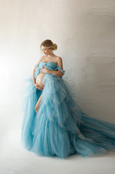 Black Fridal Sale Ombre Maternity Dress