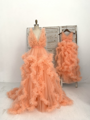 Mommy&Me Dress Maternity Dress for Photo Shoot Maternity Gown Photography Dress