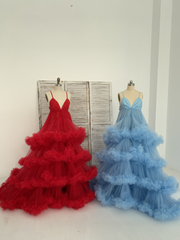 2 Pieces Tulle Maternity Dress for Photo Shoot Maternity Gown Baby Shower Dress