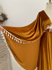 Vintage Velvet Lace Maternity Dress for Photo Shoot Phptography Dress