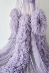 Lavender Tulle Maternity Gown Tulle Dress for Maternity Photography Photo Shoot