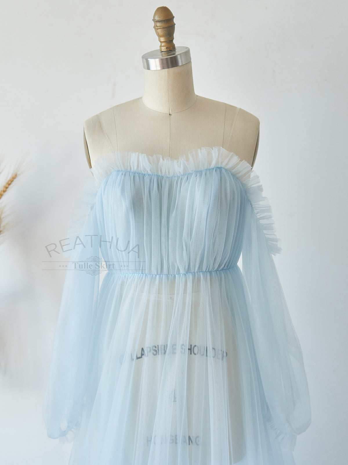 short tulle maternity dress Euphemia