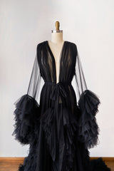 Black Maternity Dress for Photo Shoot Photography Dress Robe