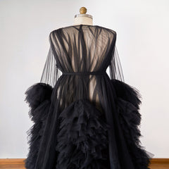 Black Maternity Dress for Photo Shoot Photography Dress Robe